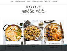 Tablet Screenshot of healthynibblesandbits.com